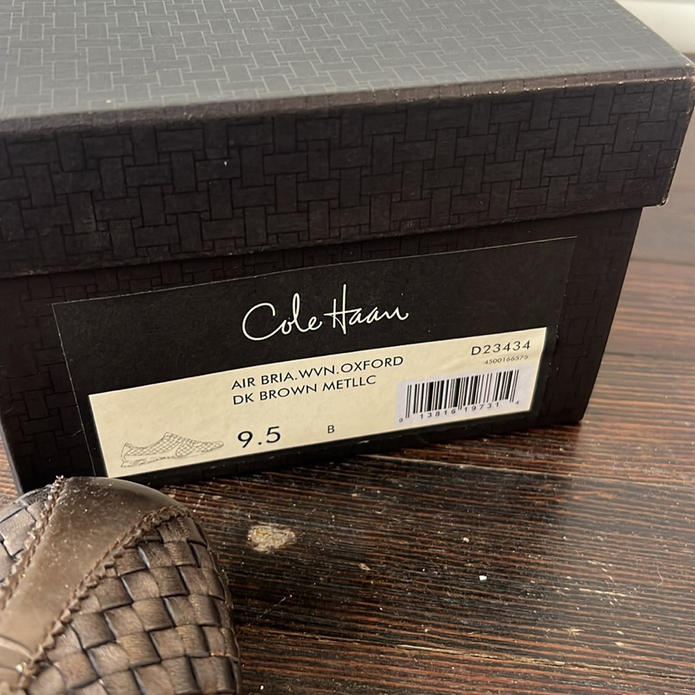 Cole Haan Woven Oxford Brown Metallic 9.5B - Picture 6 of 6